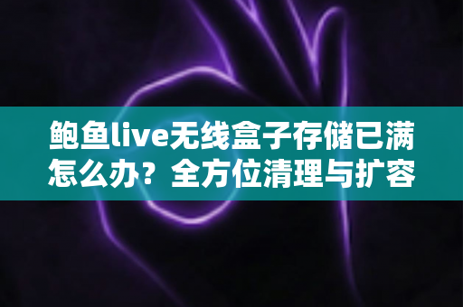 鲍鱼live无线盒子存储已满怎么办？全方位清理与扩容实用指南，让设备重回流畅状态
