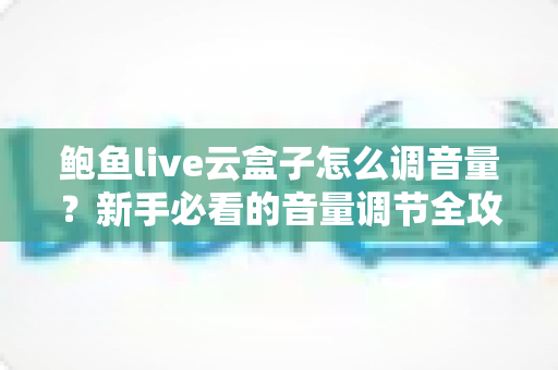 鲍鱼live云盒子怎么调音量?新手必看的音量调节全攻略与疑难排查宝典 鲍鱼live云盒子怎么调音量?新手必看的音量调节全攻略与疑难排查宝典