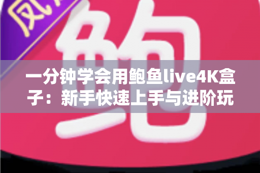 一分钟学会用鲍鱼live4K盒子:新手快速上手与进阶玩法全攻略 一分钟学会用鲍鱼live4K盒子:新手快速上手与进阶玩法全攻略