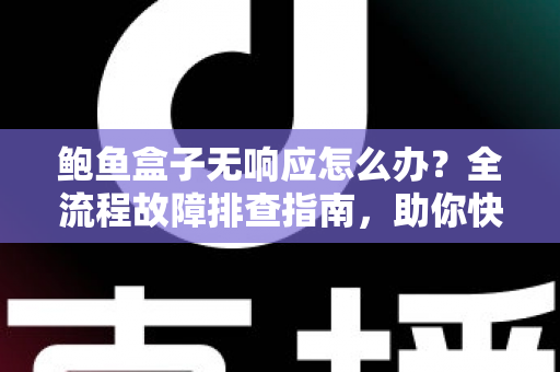 鲍鱼盒子无响应怎么办？全流程故障排查指南，助你快速恢复流畅观影体验