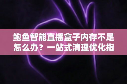 鲍鱼智能直播盒子内存不足怎么办？一站式清理优化指南，让设备瞬间恢复流畅