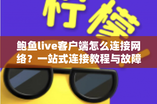 鲍鱼live客户端怎么连接网络？一站式连接教程与故障排查全攻略