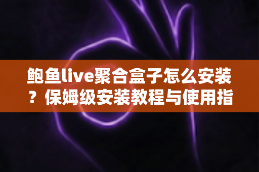 鲍鱼live聚合盒子怎么安装？保姆级安装教程与使用指南全解析