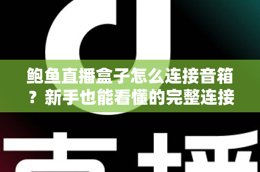 鲍鱼直播盒子怎么连接音箱？新手也能看懂的完整连接教程与音质优化指南