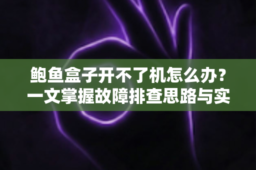 鲍鱼盒子开不了机怎么办?一文掌握故障排查思路与实用解决技巧 鲍鱼盒子开不了机怎么办?一文掌握故障排查思路与实用解决技巧