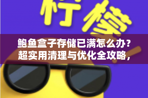 鲍鱼盒子存储已满怎么办？超实用清理与优化全攻略，轻松释放空间让盒子恢复流畅