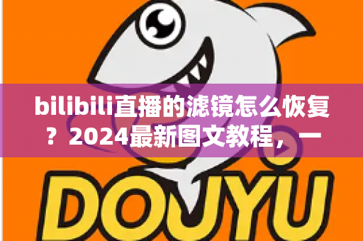 bilibili直播的滤镜怎么恢复？2024最新图文教程，一键还原直播画面美颜效果
