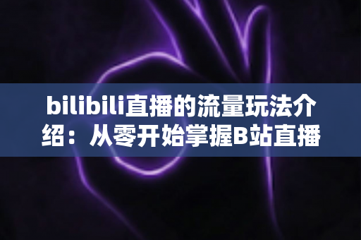bilibili直播的流量玩法介绍:从零开始掌握B站直播的流量密码与实战运营指南 bilibili直播的流量玩法介绍:从零开始掌握B站直播的流量密码与实战运营指南