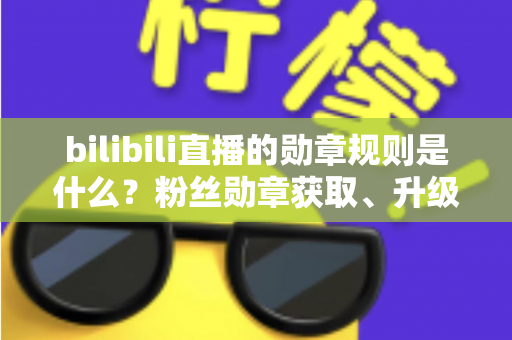 bilibili直播的勋章规则是什么?粉丝勋章获取、升级与佩戴规则全解析 bilibili直播的勋章规则是什么?粉丝勋章获取、升级与佩戴规则全解析