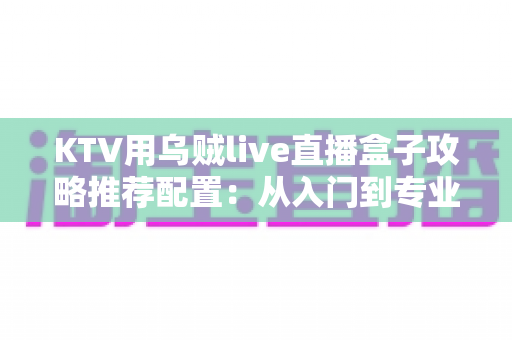 KTV用乌贼live直播盒子攻略推荐配置：从入门到专业级的完整搭建指南
