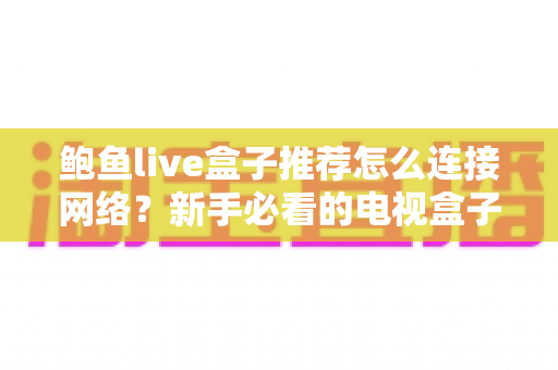 鲍鱼live盒子推荐怎么连接网络？新手必看的电视盒子联网设置与故障排除全指南