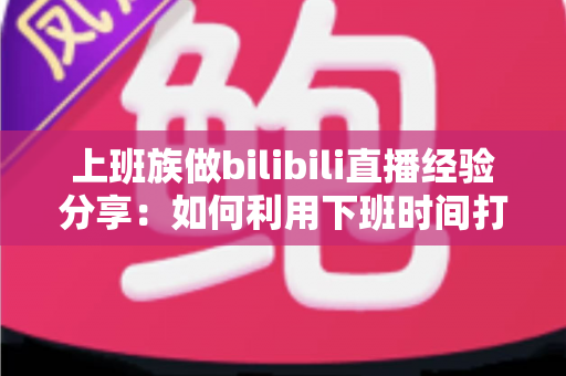 上班族做bilibili直播经验分享：如何利用下班时间打造副业直播事业