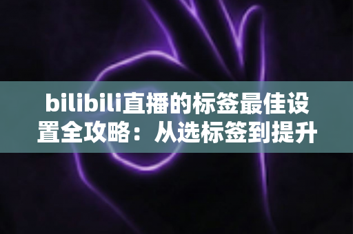bilibili直播的标签最佳设置全攻略:从选标签到提升直播间流量的完整实操指南 bilibili直播的标签最佳设置全攻略:从选标签到提升直播间流量的完整实操指南