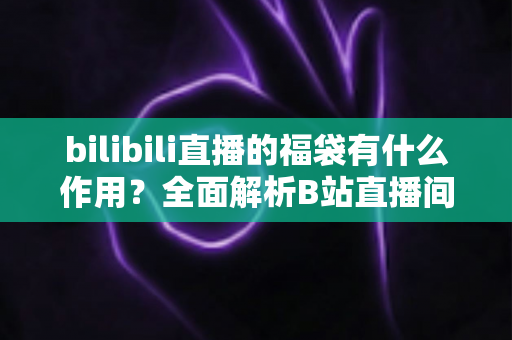 bilibili直播的福袋有什么作用?全面解析B站直播间福袋的功能、玩法与价值 bilibili直播的福袋有什么作用?全面解析B站直播间福袋的功能、玩法与价值
