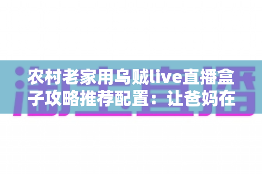 农村老家用乌贼live直播盒子攻略推荐配置：让爸妈在家轻松看直播的实用指南
