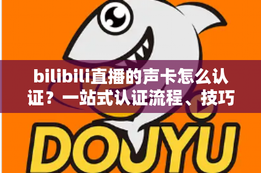 bilibili直播的声卡怎么认证？一站式认证流程、技巧与常见问题全解析