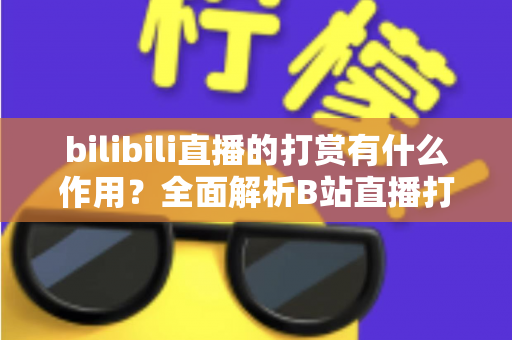 bilibili直播的打赏有什么作用?全面解析B站直播打赏的功能、价值与生态意义 bilibili直播的打赏有什么作用?全面解析B站直播打赏的功能、价值与生态意义
