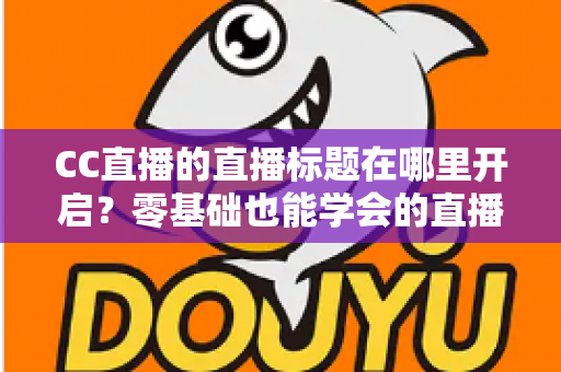 CC直播的直播标题在哪里开启？零基础也能学会的直播标题设置全流程指南与实用技巧分享