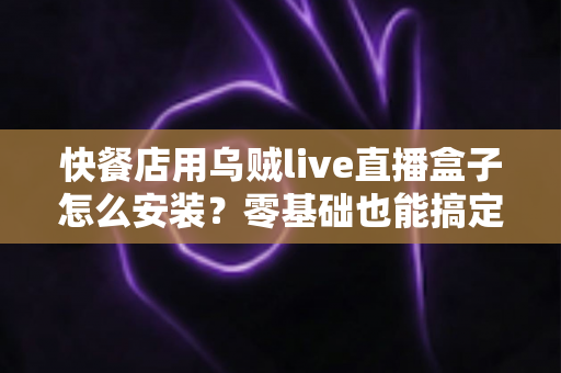 快餐店用乌贼live直播盒子怎么安装？零基础也能搞定的完整安装与运营指南