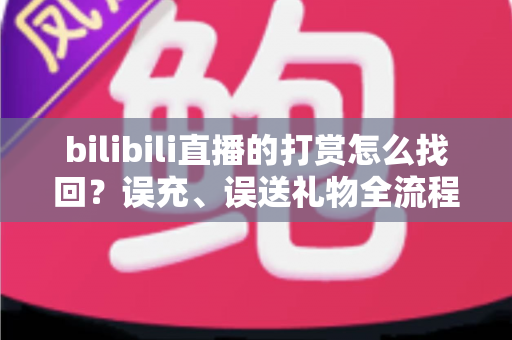 bilibili直播的打赏怎么找回？误充、误送礼物全流程找回指南，新手也能轻松操作