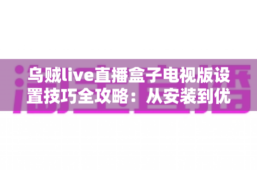 乌贼live直播盒子电视版设置技巧全攻略：从安装到优化的完整指南，让客厅大屏体验焕然一新