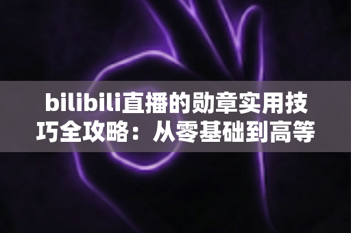 bilibili直播的勋章实用技巧全攻略:从零基础到高等级粉丝勋章的快速升级秘籍与避坑指南 bilibili直播的勋章实用技巧全攻略:从零基础到高等级粉丝勋章的快速升级秘籍与避坑指南
