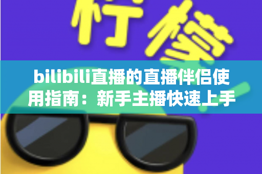 bilibili直播的直播伴侣使用指南：新手主播快速上手与进阶优化全攻略