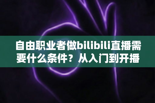 自由职业者做bilibili直播需要什么条件?从入门到开播的完整指南 自由职业者做bilibili直播需要什么条件?从入门到开播的完整指南