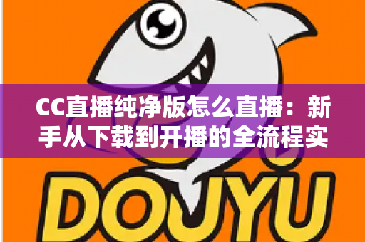 CC直播纯净版怎么直播：新手从下载到开播的全流程实用指南