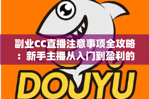 副业CC直播注意事项全攻略：新手主播从入门到盈利的合规避坑指南