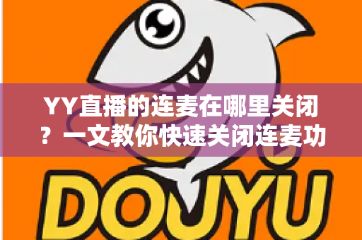 YY直播的连麦在哪里关闭?一文教你快速关闭连麦功能的完整操作指南 YY直播的连麦在哪里关闭?一文教你快速关闭连麦功能的完整操作指南