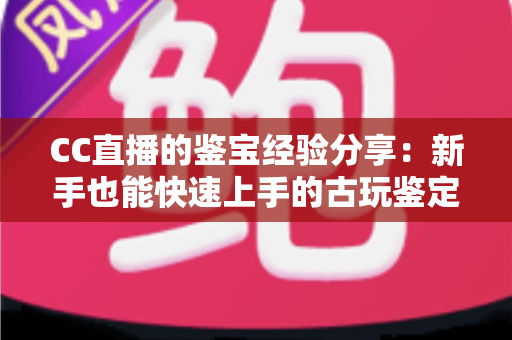 CC直播的鉴宝经验分享:新手也能快速上手的古玩鉴定实战指南 CC直播的鉴宝经验分享:新手也能快速上手的古玩鉴定实战指南