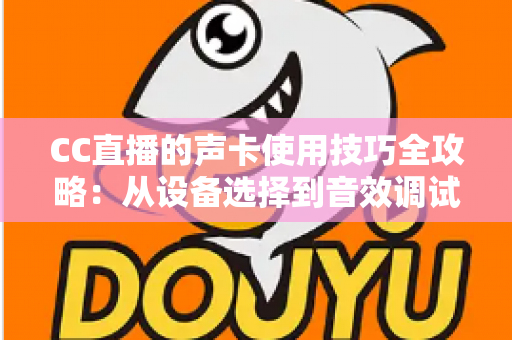 CC直播的声卡使用技巧全攻略：从设备选择到音效调试，让你的直播声音更有感染力