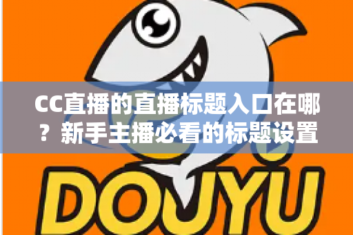 CC直播的直播标题入口在哪？新手主播必看的标题设置全攻略与引流技巧详解
