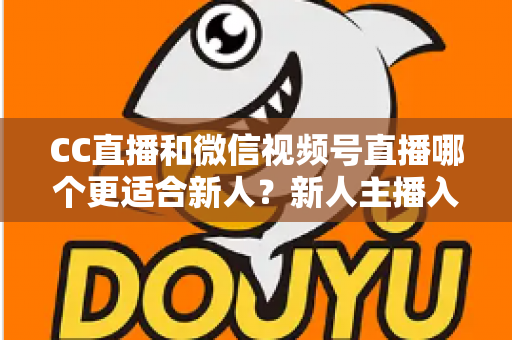 CC直播和微信视频号直播哪个更适合新人?新人主播入门平台选择全攻略 CC直播和微信视频号直播哪个更适合新人?新人主播入门平台选择全攻略