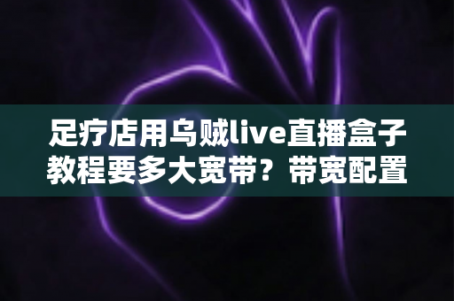 足疗店用乌贼live直播盒子教程要多大宽带?带宽配置与上手指南一文讲透 足疗店用乌贼live直播盒子教程要多大宽带?带宽配置与上手指南一文讲透