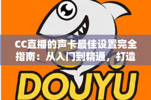 CC直播的声卡最佳设置完全指南:从入门到精通,打造专业级直播音质 CC直播的声卡最佳设置完全指南:从入门到精通,打造专业级直播音质