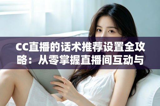 CC直播的话术推荐设置全攻略：从零掌握直播间互动与转化的核心技巧