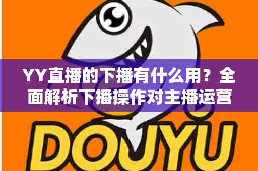 YY直播的下播有什么用？全面解析下播操作对主播运营与观众体验的核心价值