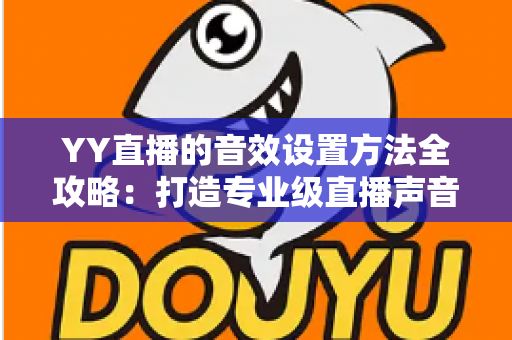 YY直播的音效设置方法全攻略：打造专业级直播声音效果的实用指南