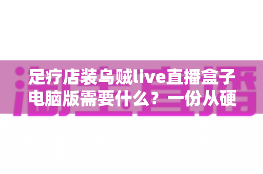足疗店装乌贼live直播盒子电脑版需要什么？一份从硬件到合规的完整配置指南