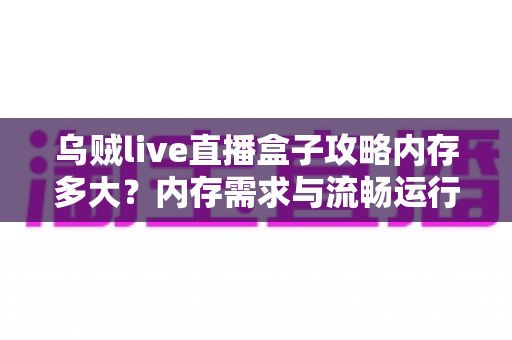 乌贼live直播盒子攻略内存多大？内存需求与流畅运行全方位解析指南