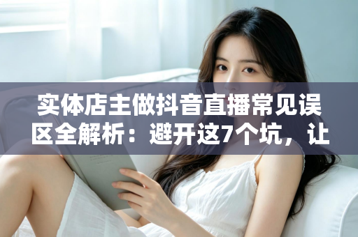 实体店主做抖音直播常见误区全解析:避开这7个坑,让门店客流与订单双增长 实体店主做抖音直播常见误区全解析:避开这7个坑,让门店客流与订单双增长