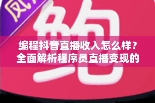 编程抖音直播收入怎么样?全面解析程序员直播变现的真实水平、收入构成与涨粉秘籍 编程抖音直播收入怎么样?全面解析程序员直播变现的真实水平、收入构成与涨粉秘籍