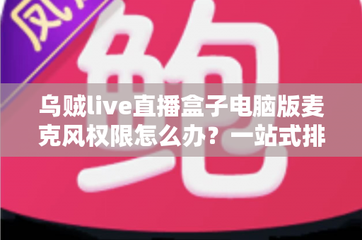 乌贼live直播盒子电脑版麦克风权限怎么办?一站式排查与解决全攻略 乌贼live直播盒子电脑版麦克风权限怎么办?一站式排查与解决全攻略