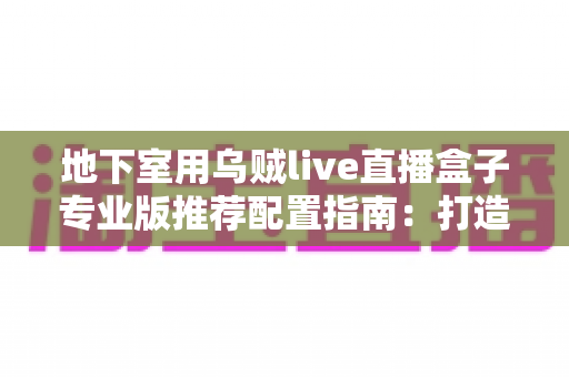地下室用乌贼live直播盒子专业版推荐配置指南：打造稳定流畅的地下直播空间