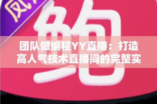 团队做编程YY直播：打造高人气技术直播间的完整实战指南