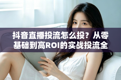 抖音直播投流怎么投？从零基础到高ROI的实战投流全攻略