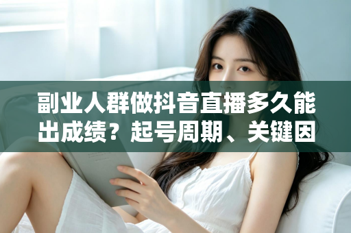 副业人群做抖音直播多久能出成绩?起号周期、关键因素与加速出单全解析 副业人群做抖音直播多久能出成绩?起号周期、关键因素与加速出单全解析