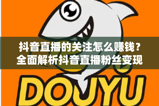 抖音直播的关注怎么赚钱?全面解析抖音直播粉丝变现的实战方法 抖音直播的关注怎么赚钱?全面解析抖音直播粉丝变现的实战方法